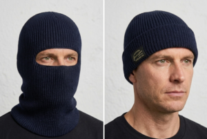 2-in-1 Knitted Balaclava Beanie – Convertible Winter Face Cover Hat