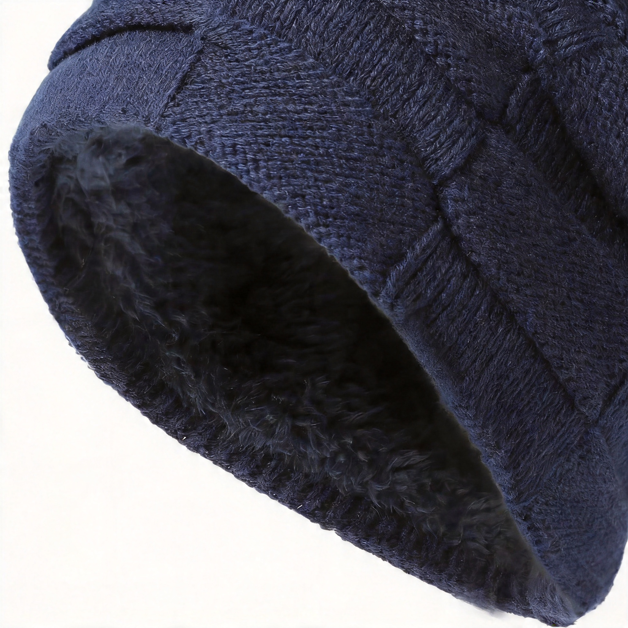 Men’s Slouchy Beanie with Soft Fleece Lining for Winter Warmth