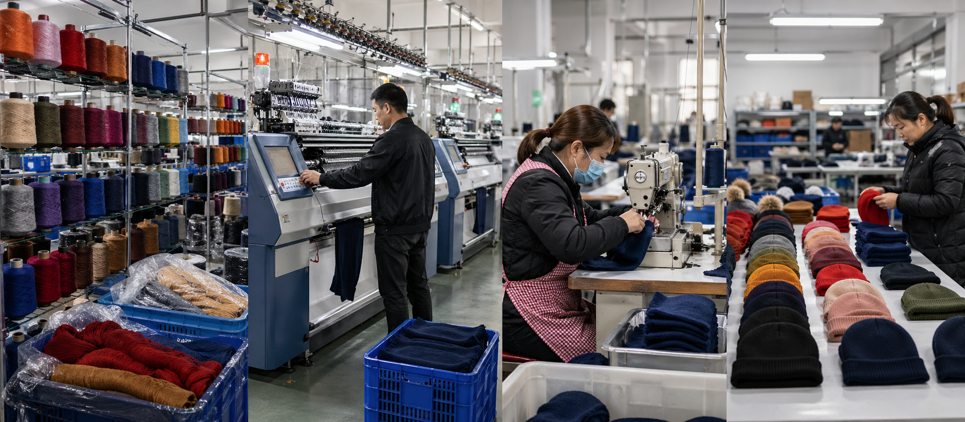 What does the beanie manufacturing process really look like?