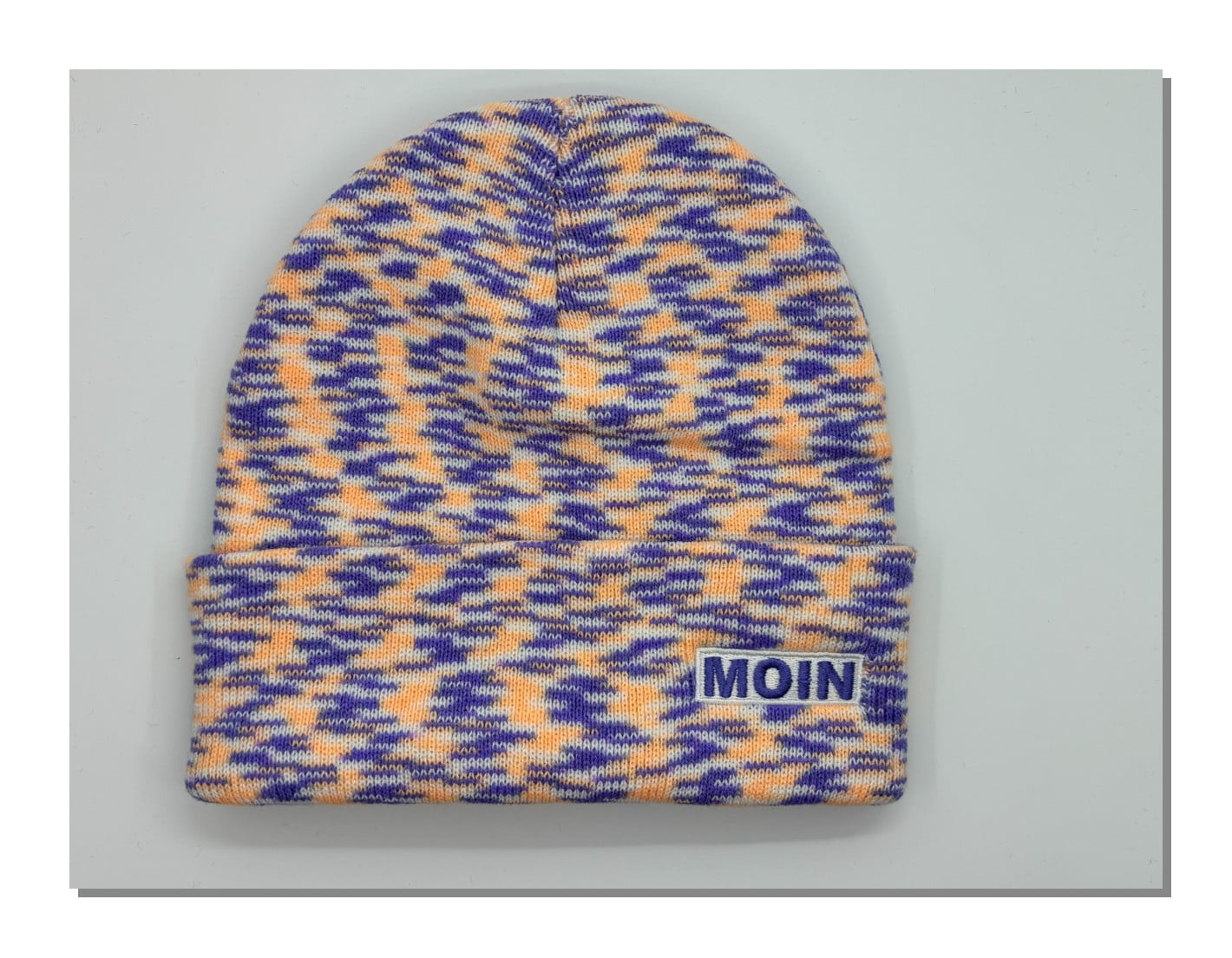 Custom Jacquard Knitted Beanie with Embroidery Logo for Winter Market