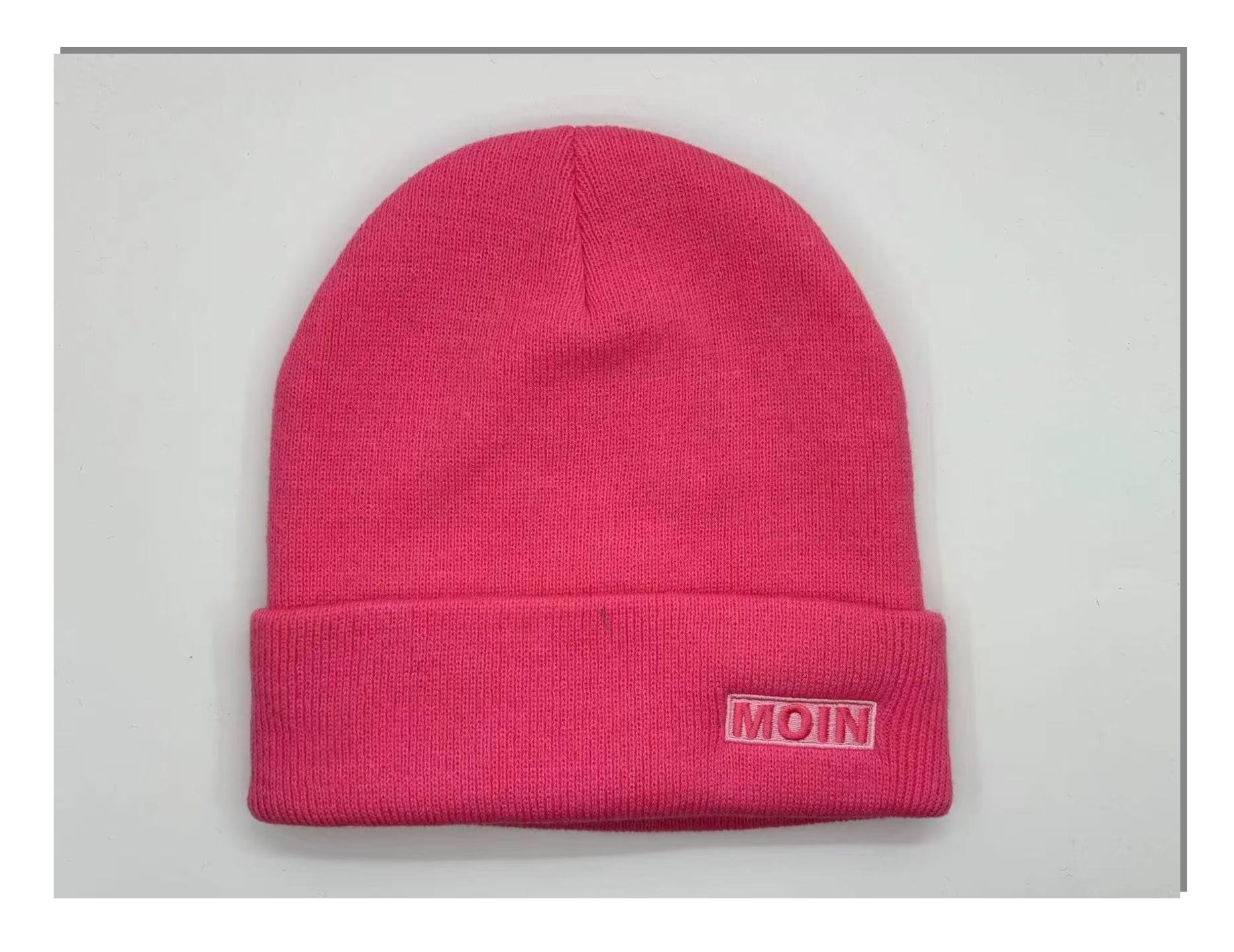 Custom Jacquard Knitted Beanie with Embroidery Logo for Winter Market